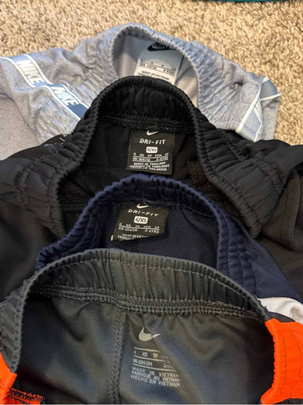 Nike Boys Joggers & Hoodies Set - Teal, Blue, Black, Orange, Navy Size 4 - Picture 9 of 14